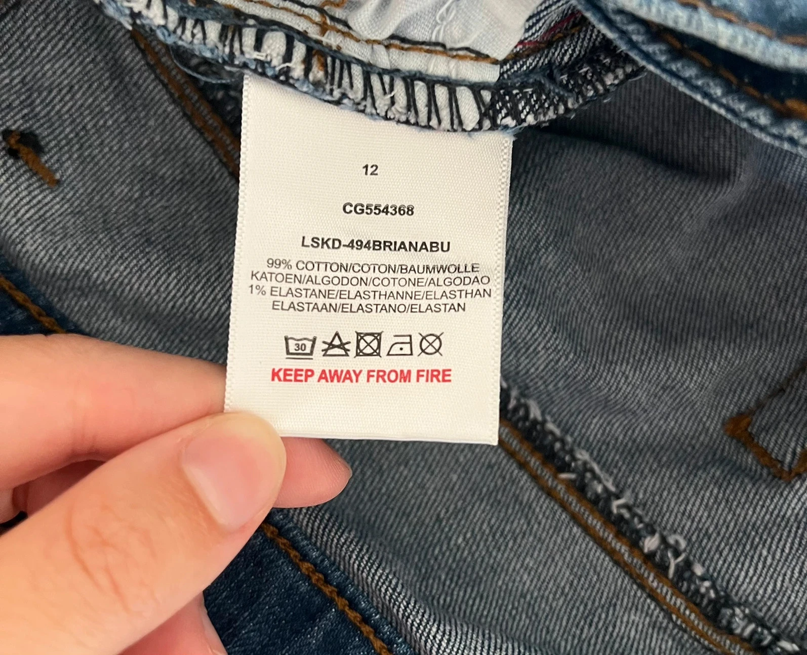 Saia jeans azul Brave Soul, tamanho L – photo 6